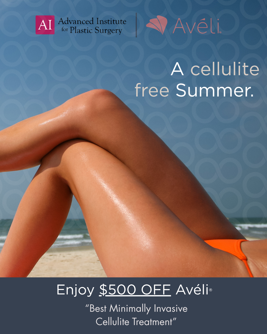 $500 Off Avéli - Offer valid through August 31, 2025. Avéli® treatment must be booked and performed by August 31, 2025 to receive discount. Eligibility for treatment is determined following a medical evaluation and provider approval. Cannot be combined with other offers. Individual results may vary.
