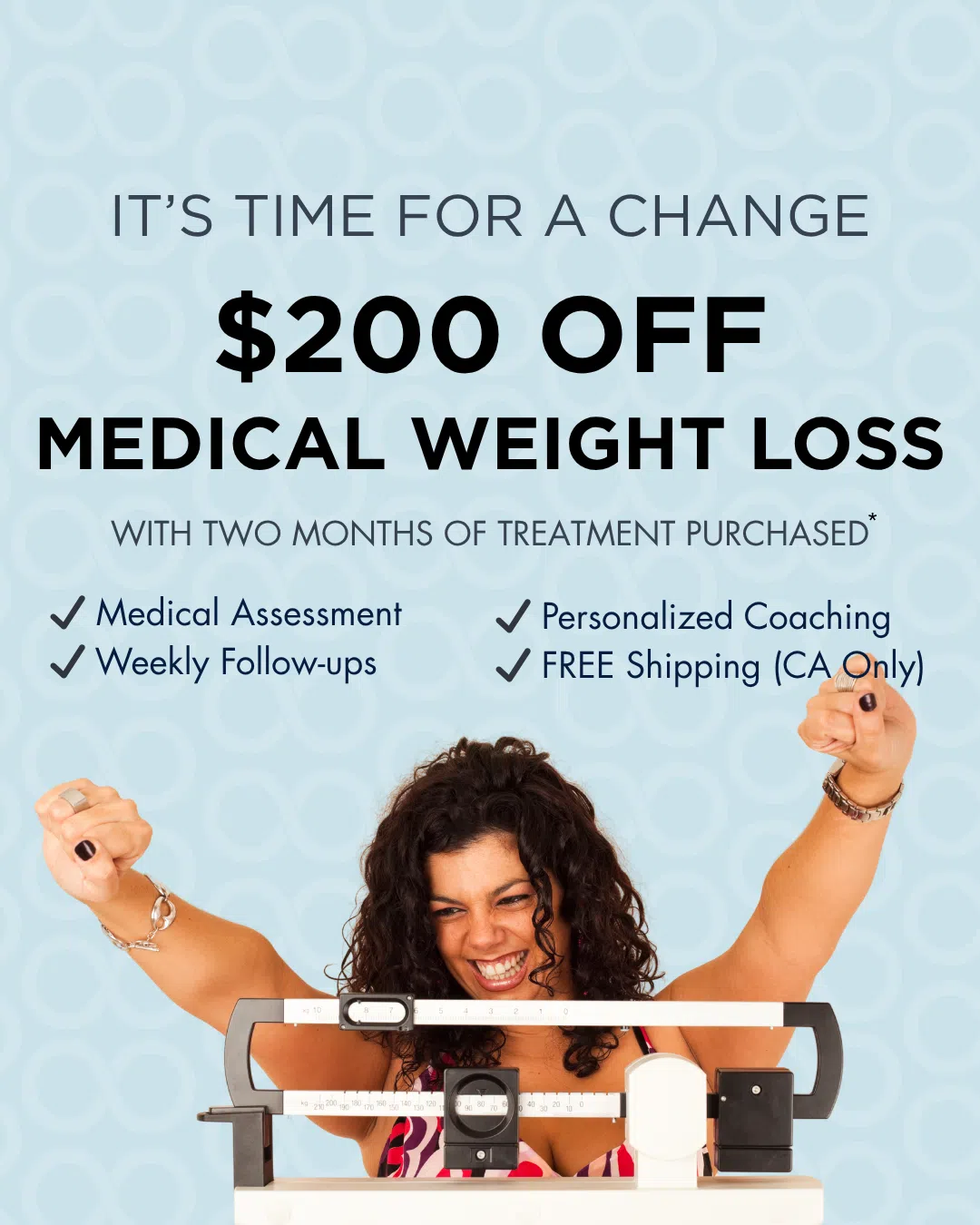 Save $200 on weight loss treatment promotion graphic
