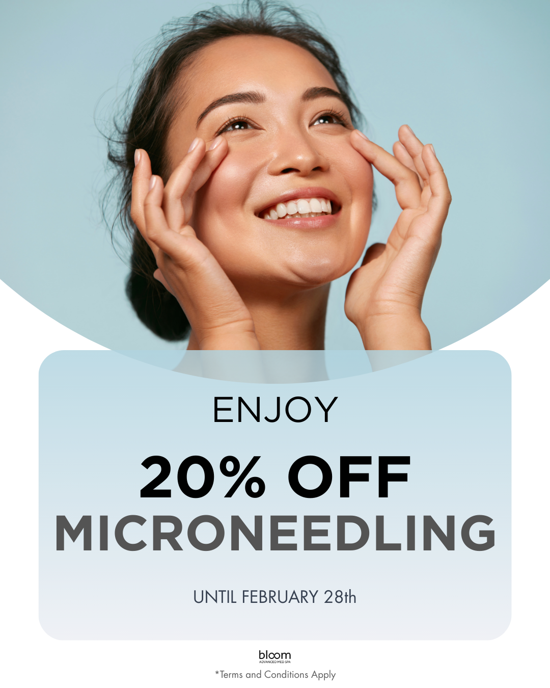 Microneedling special: 20% discount at Bloom Advanced Med Spa